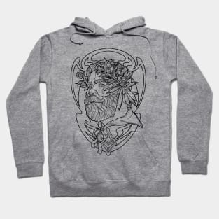 Oleander Black Hoodie